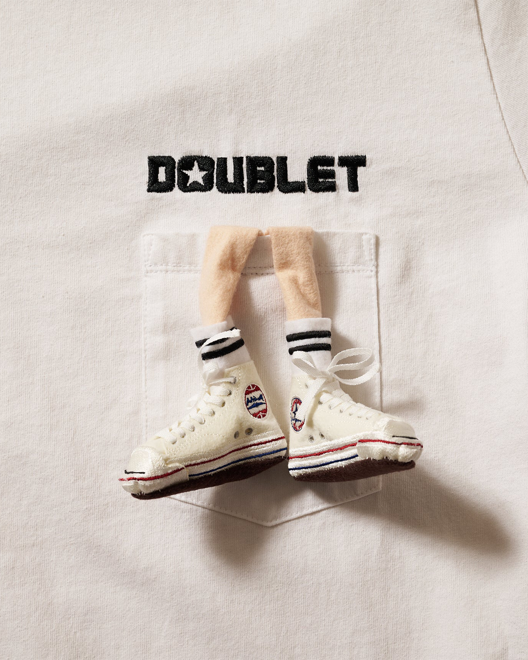 doublet - "JACK PARCELL ALLSTER" Embroidery T-Shirt