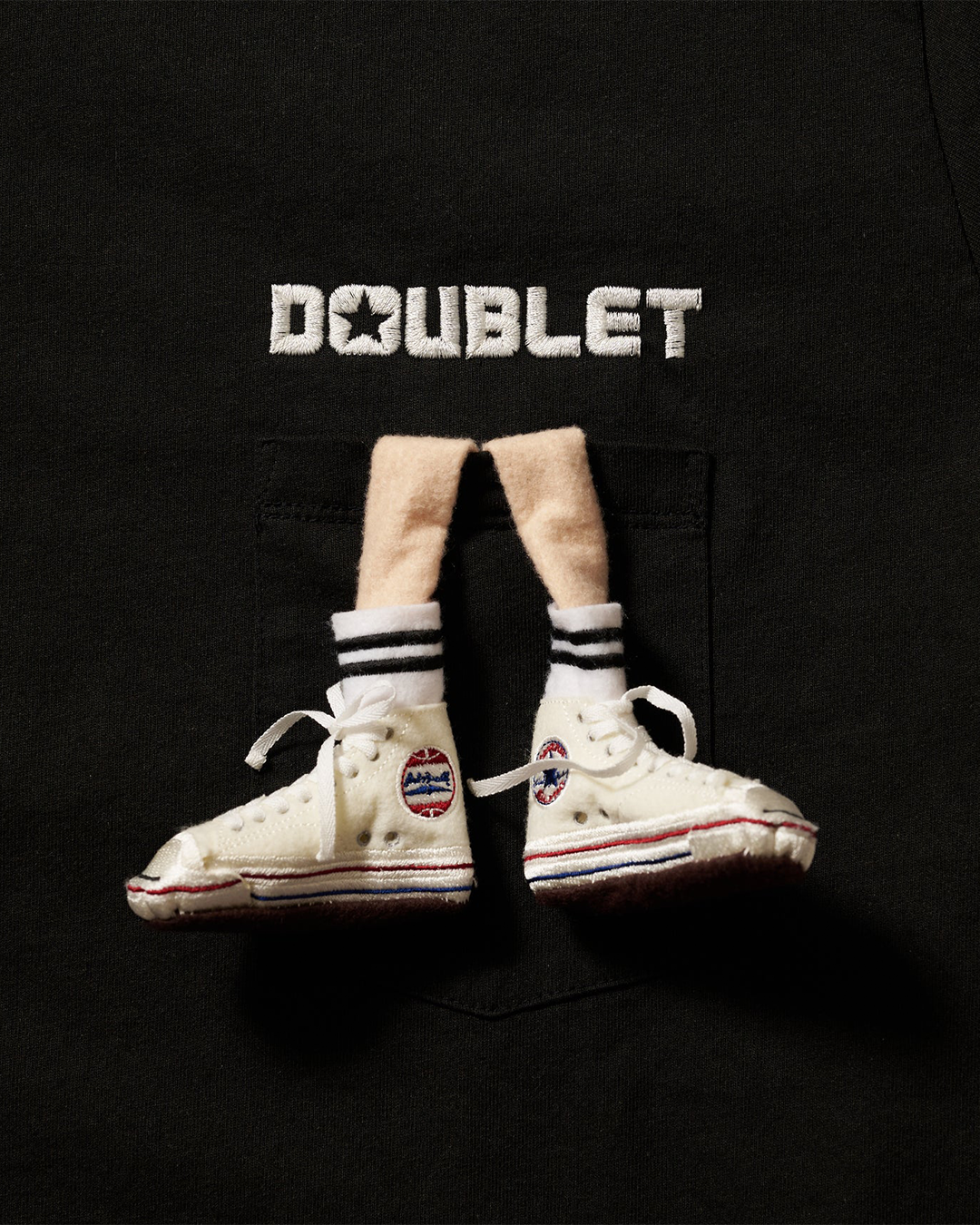 doublet - "JACK PARCELL ALLSTER" Embroidery T-Shirt