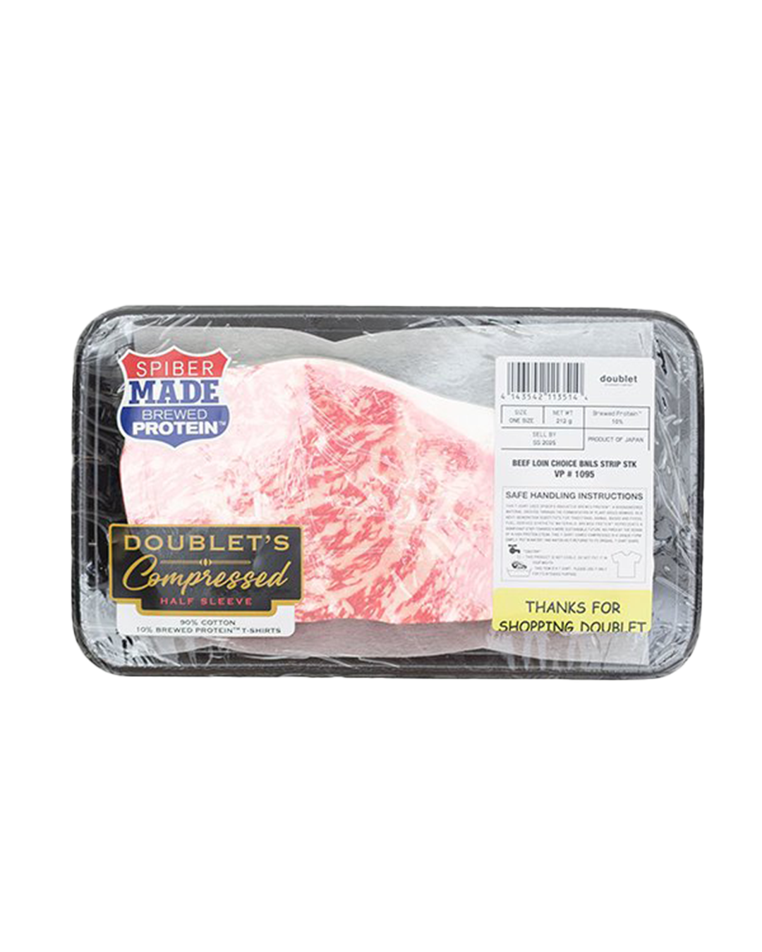 doublet - T-SHIRT STEAK COMPRESSION