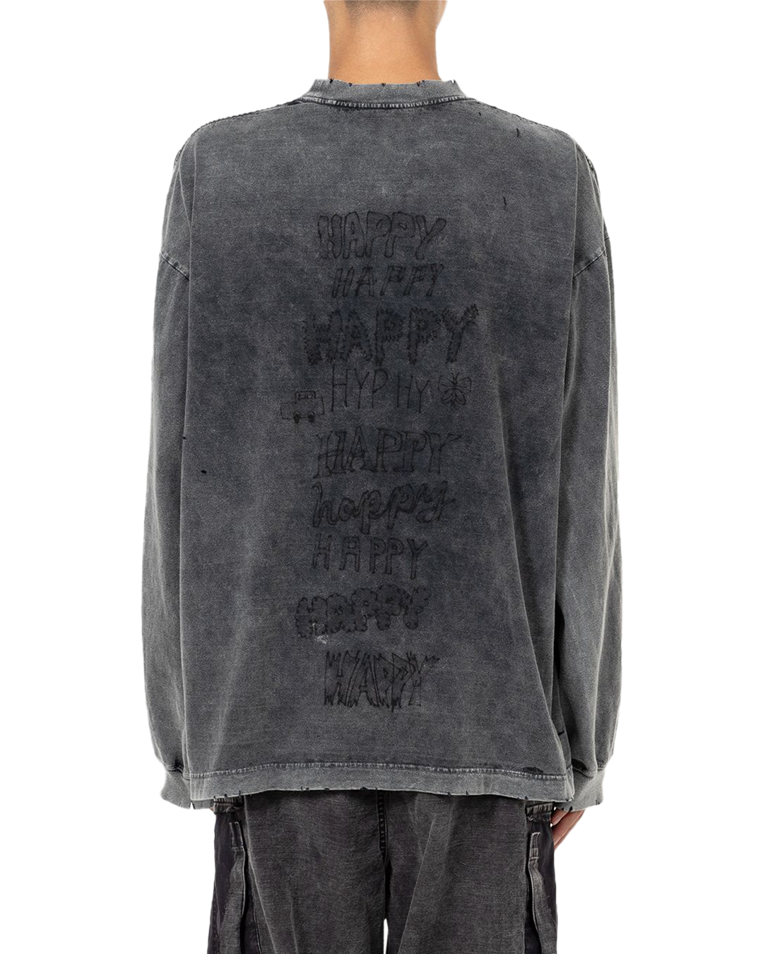 Maison MIHARA - Cat Print Long Sleeve T-shirt