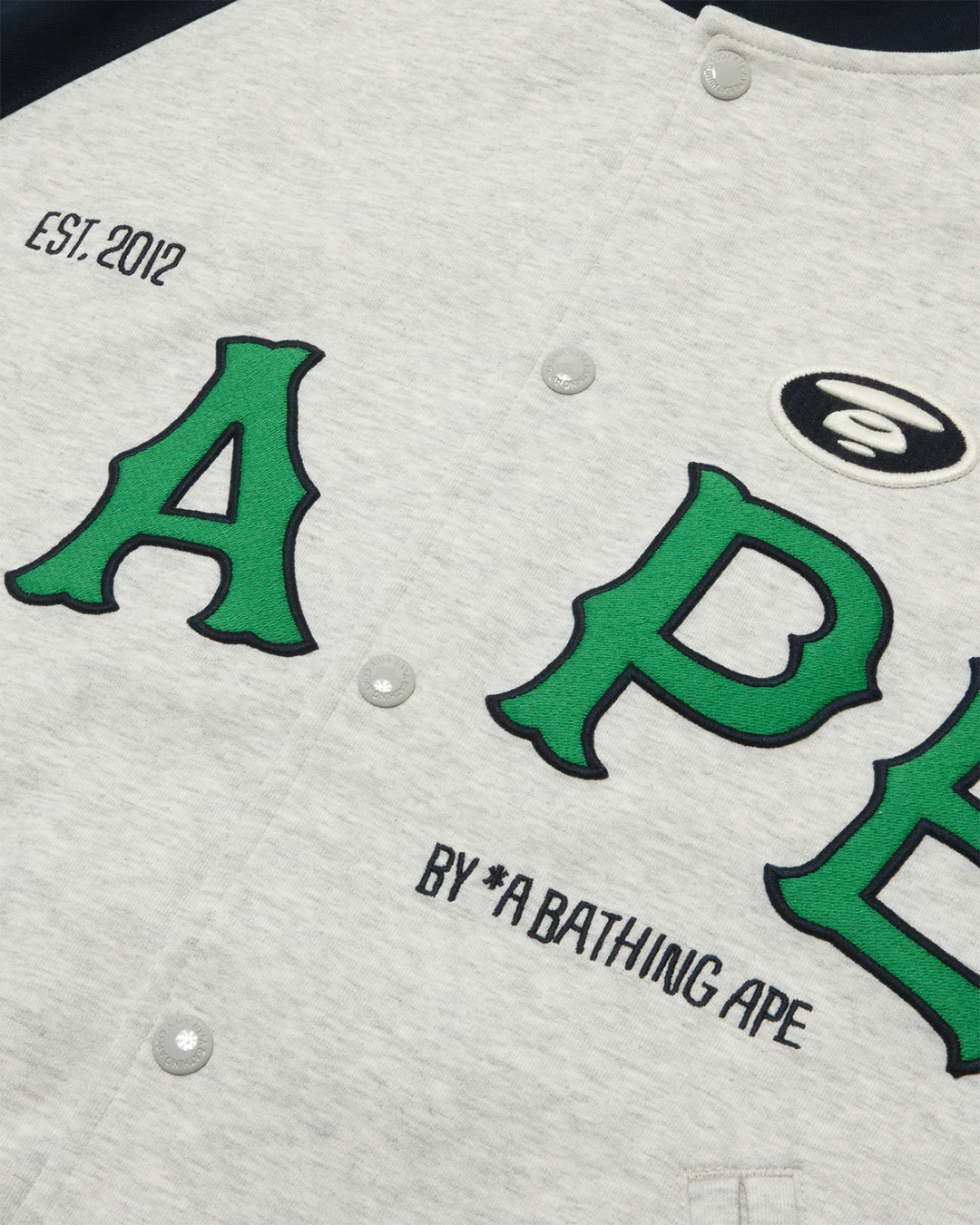 AAPE - Gray & Navy Zip Up Jacket