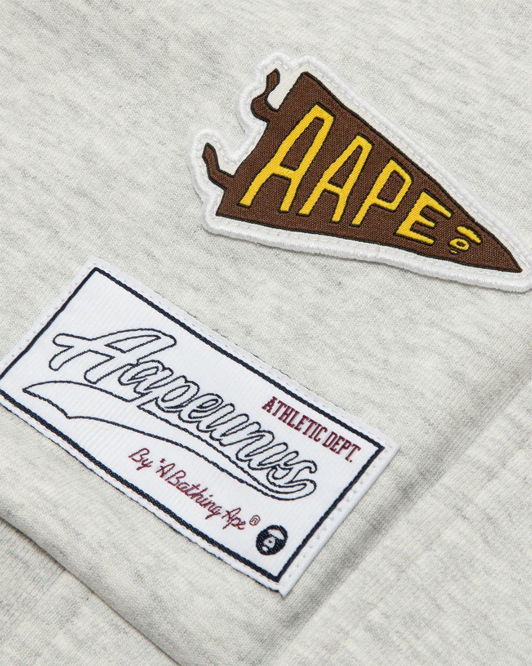 AAPE - Gray & Navy Zip Up Jacket