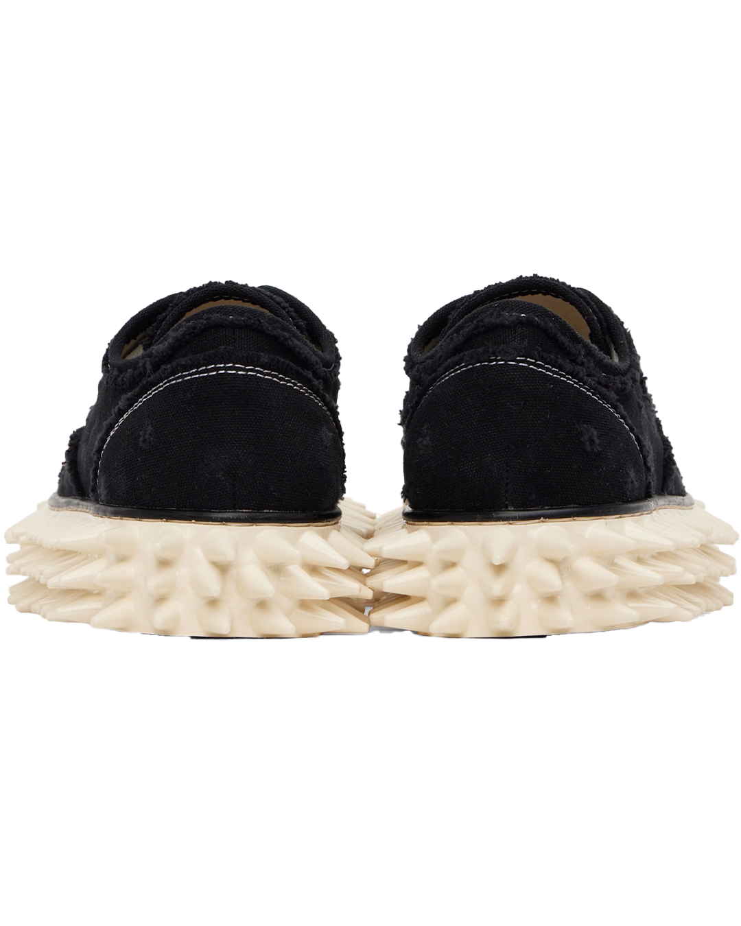 doublet - Spiky Canvas Black Sneakers