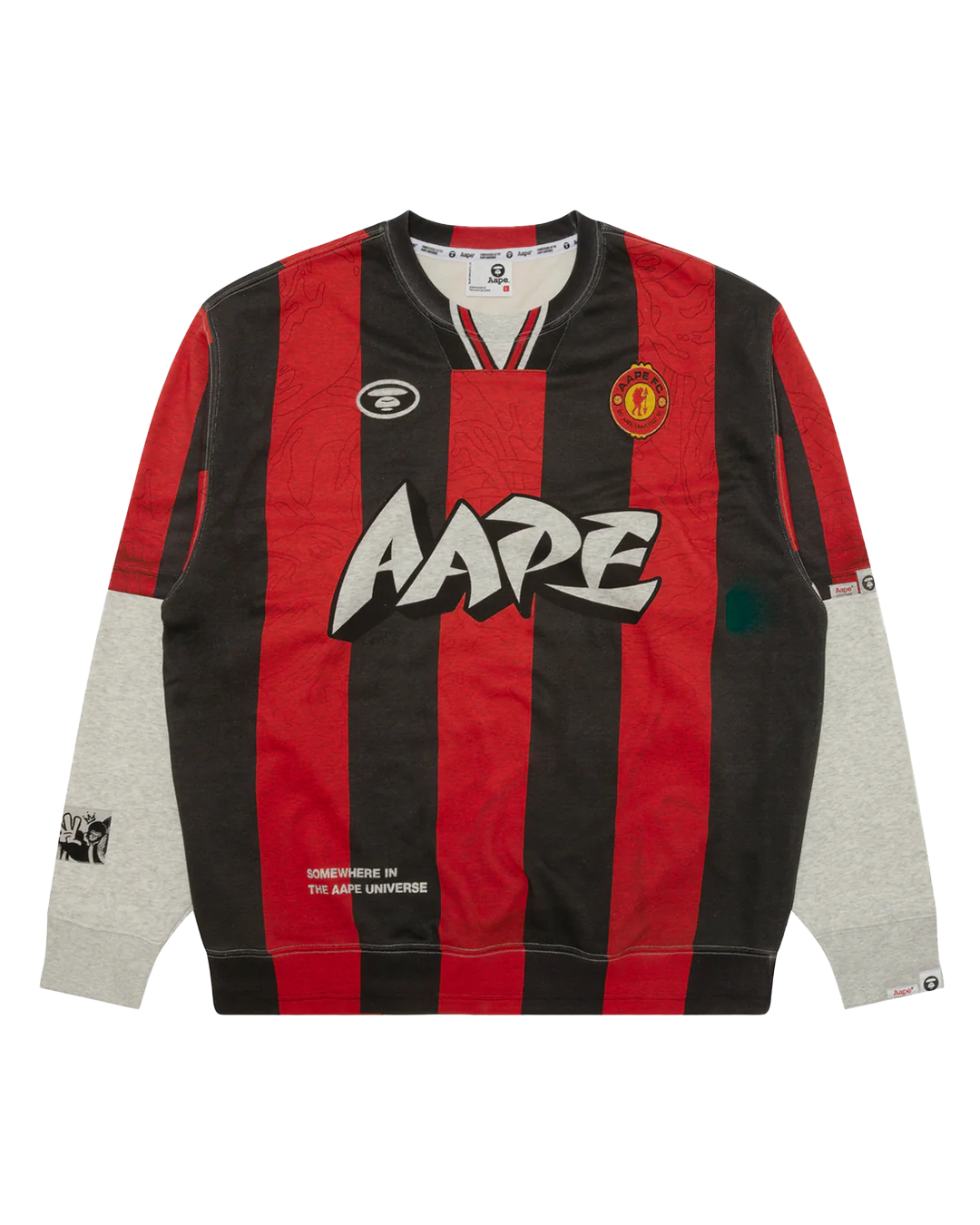 AAPE - Moonface Crewneck Sweatshirt