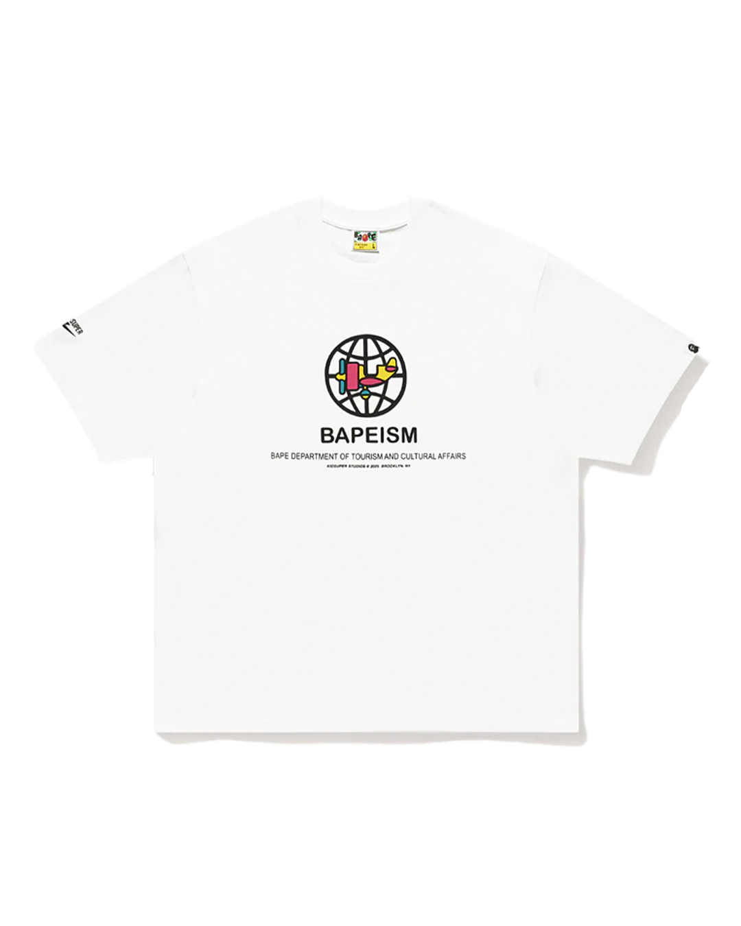 BAPE X KIDSUPER - BAPEISM LOGO TEE