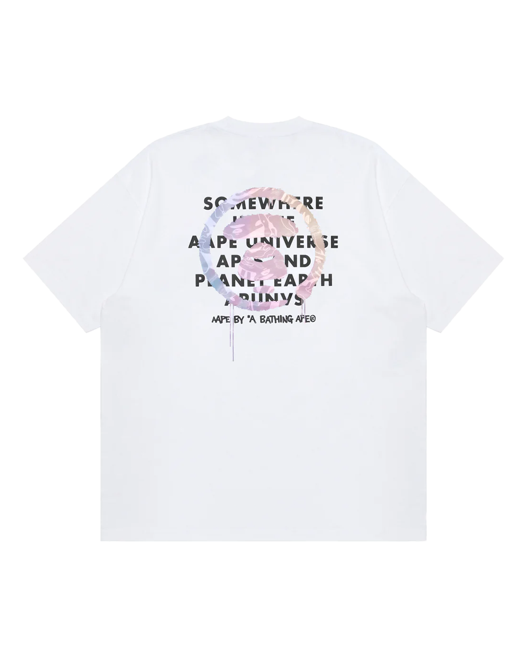 AAPE - AAPEUNVS Moonface Logo T-shirt