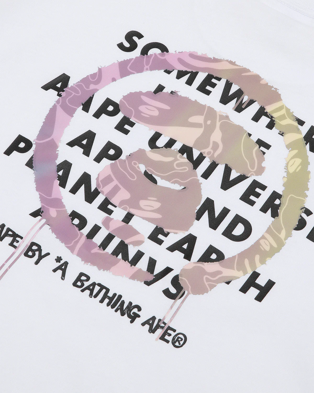 AAPE - AAPEUNVS Moonface Logo T-shirt