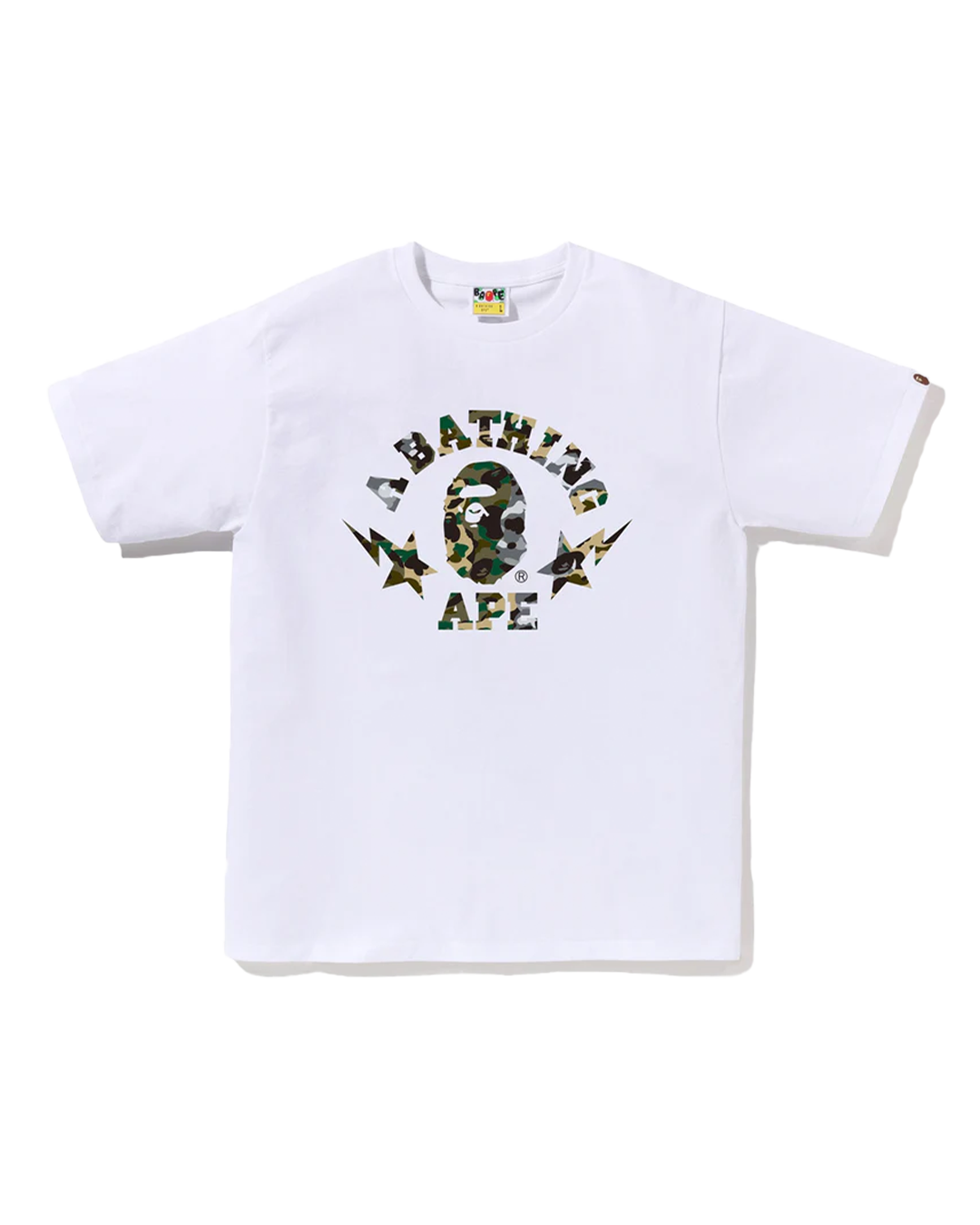 BAPE - 1st Camo Crazy Sta College T-shirt