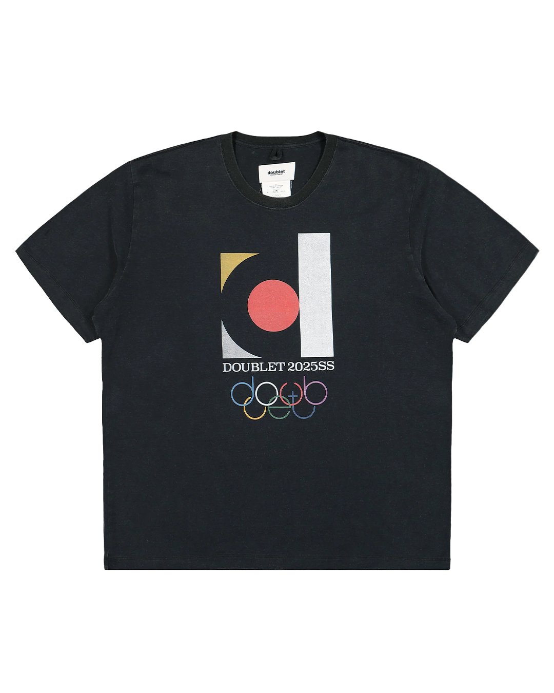 doublet - DOUBLET2025SS Logo Black T-shirt