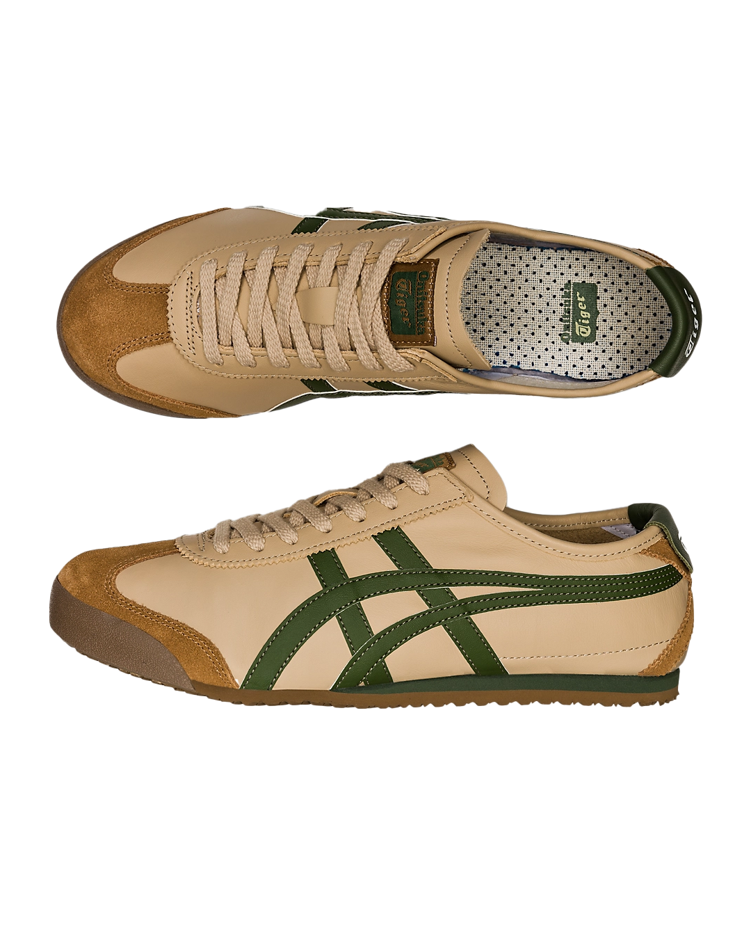 Onitsuka Tiger - Mexico 66 BEIGE/GRASS GREEN