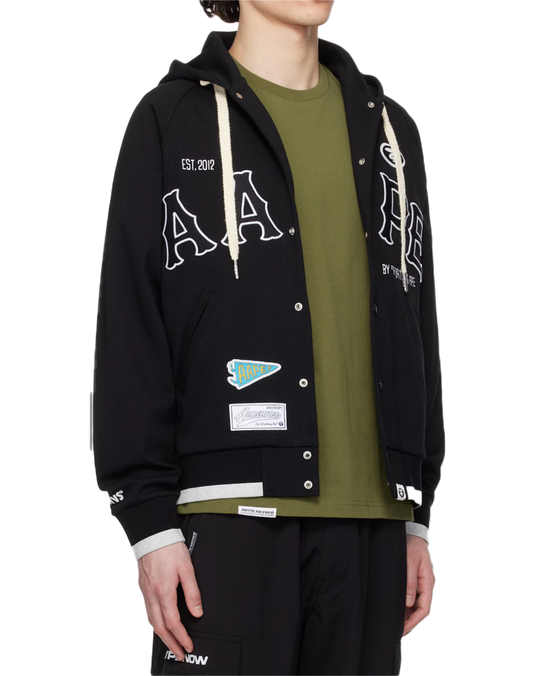 AAPE - Black Zip Up Jacket