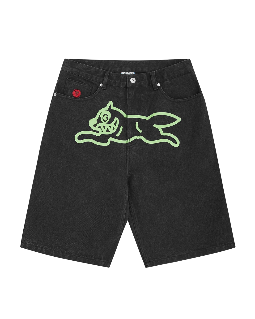 ICECREAM - Running Dog Denim Shorts