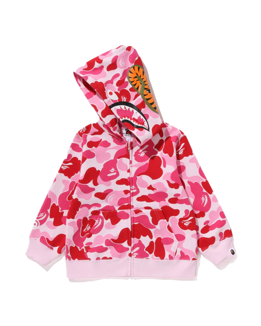BAPE - Pink ABC Camo Shark Full Zip