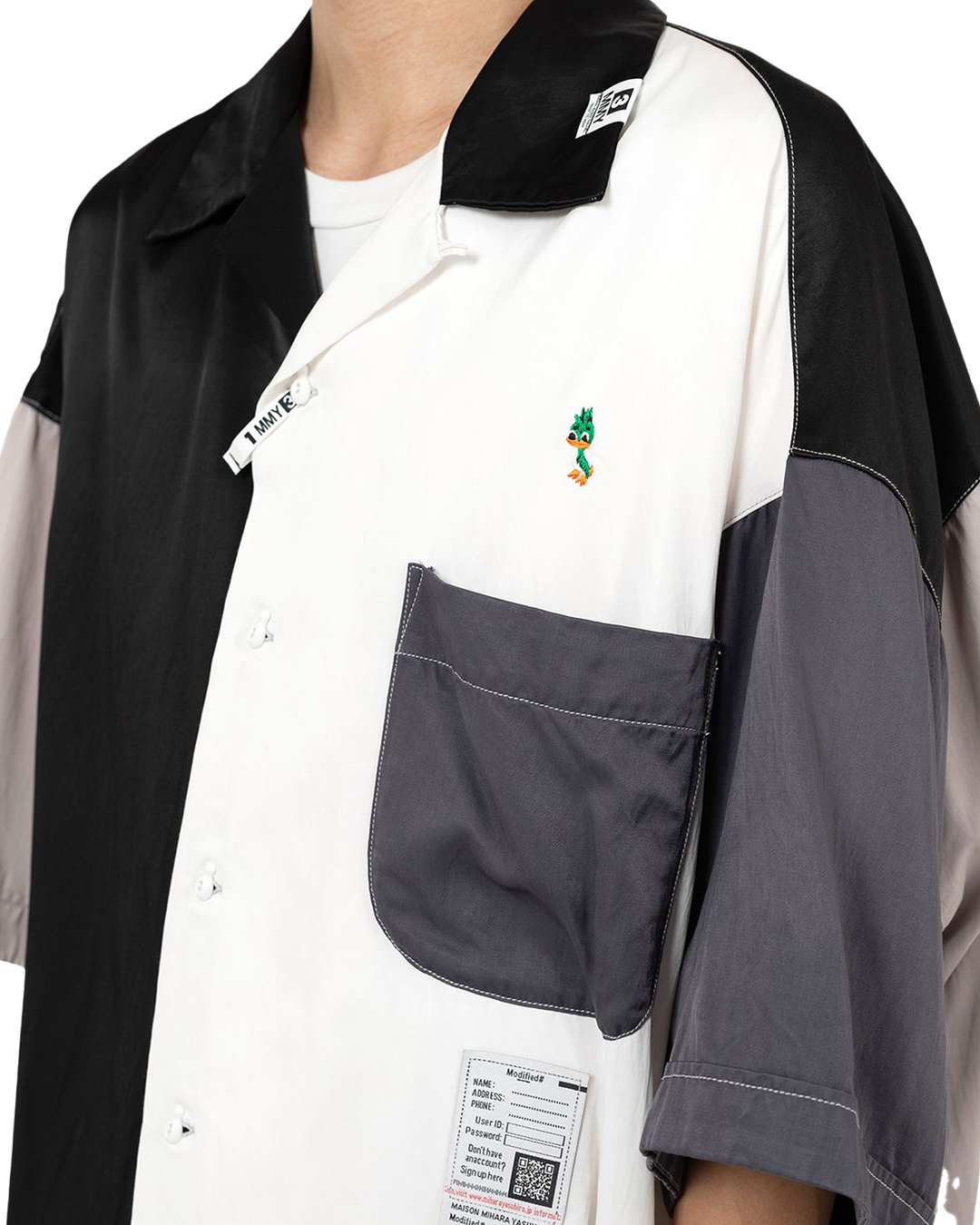 Maison MIHARA - Crazy Pattern Short-Sleeve Shirt