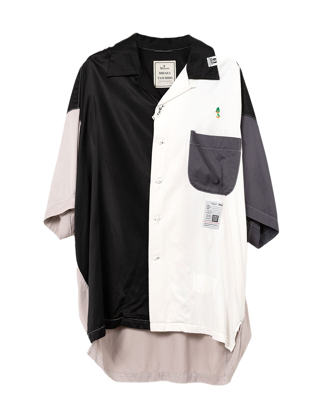 Maison MIHARA - Crazy Pattern Short-Sleeve Shirt