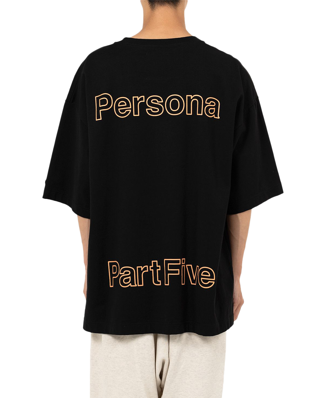 Maison MIHARA - Leon Printed Black T-shirt