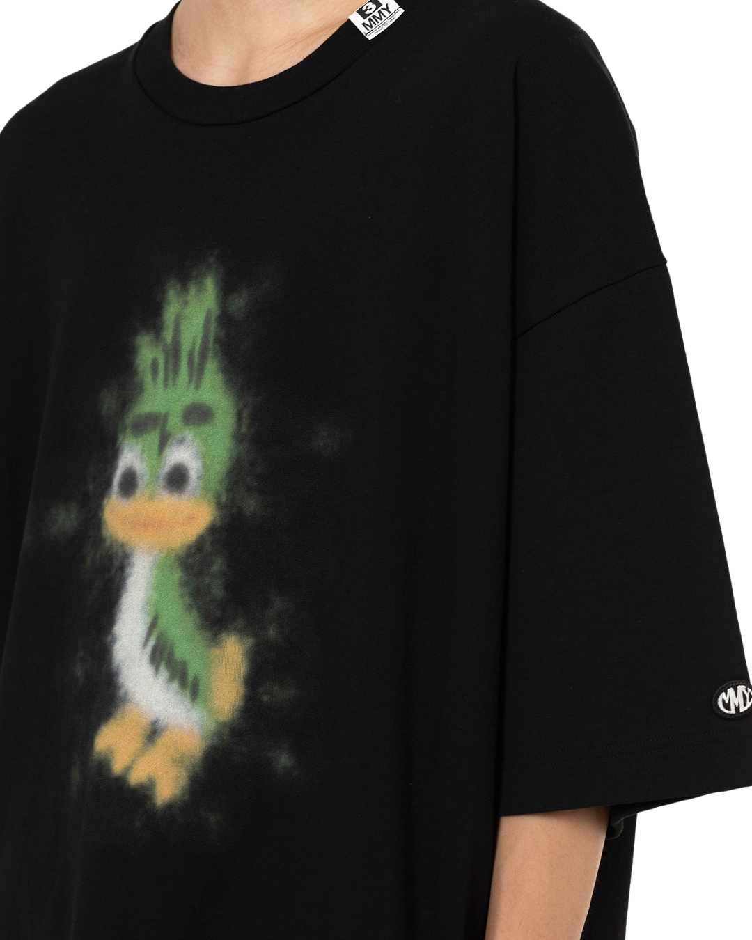 Maison MIHARA - Leon Printed Black T-shirt