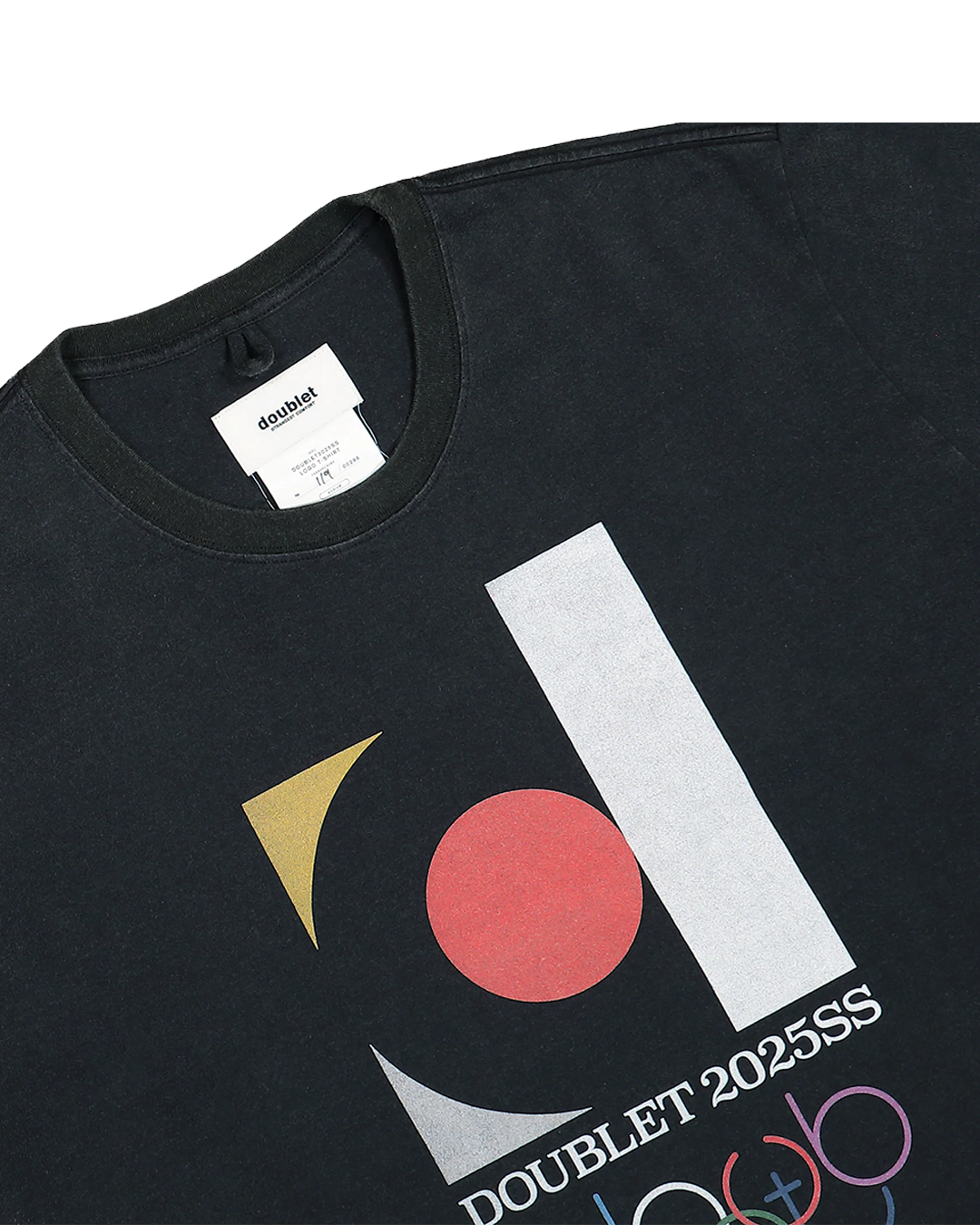 doublet - DOUBLET2025SS Logo Black T-shirt