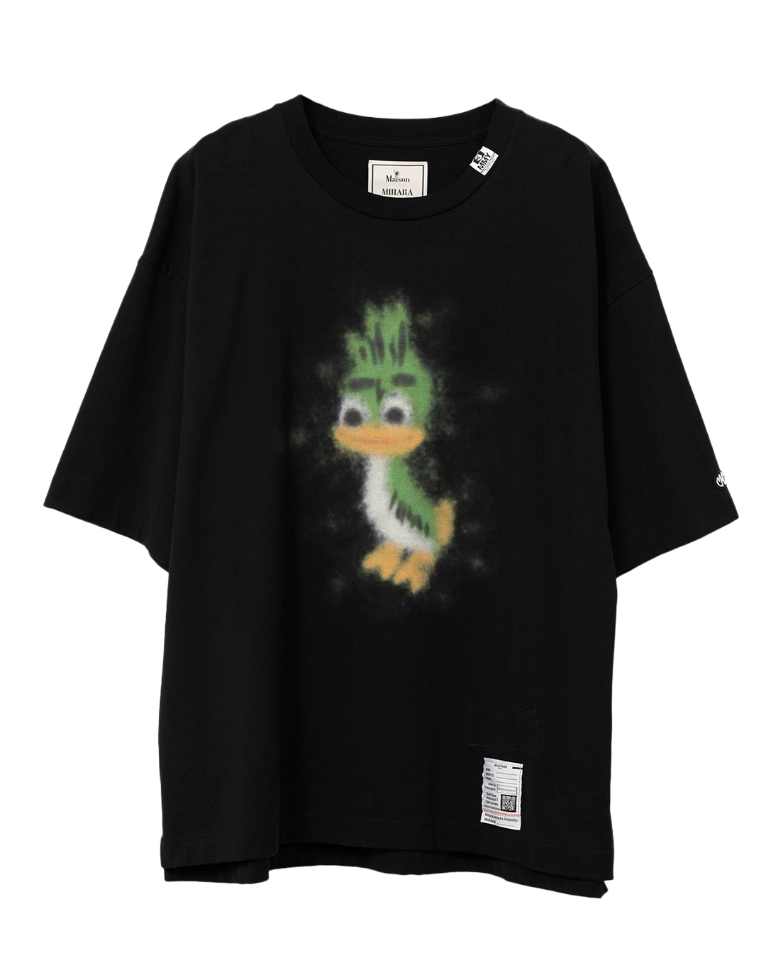 Maison MIHARA - Leon Printed Black T-shirt