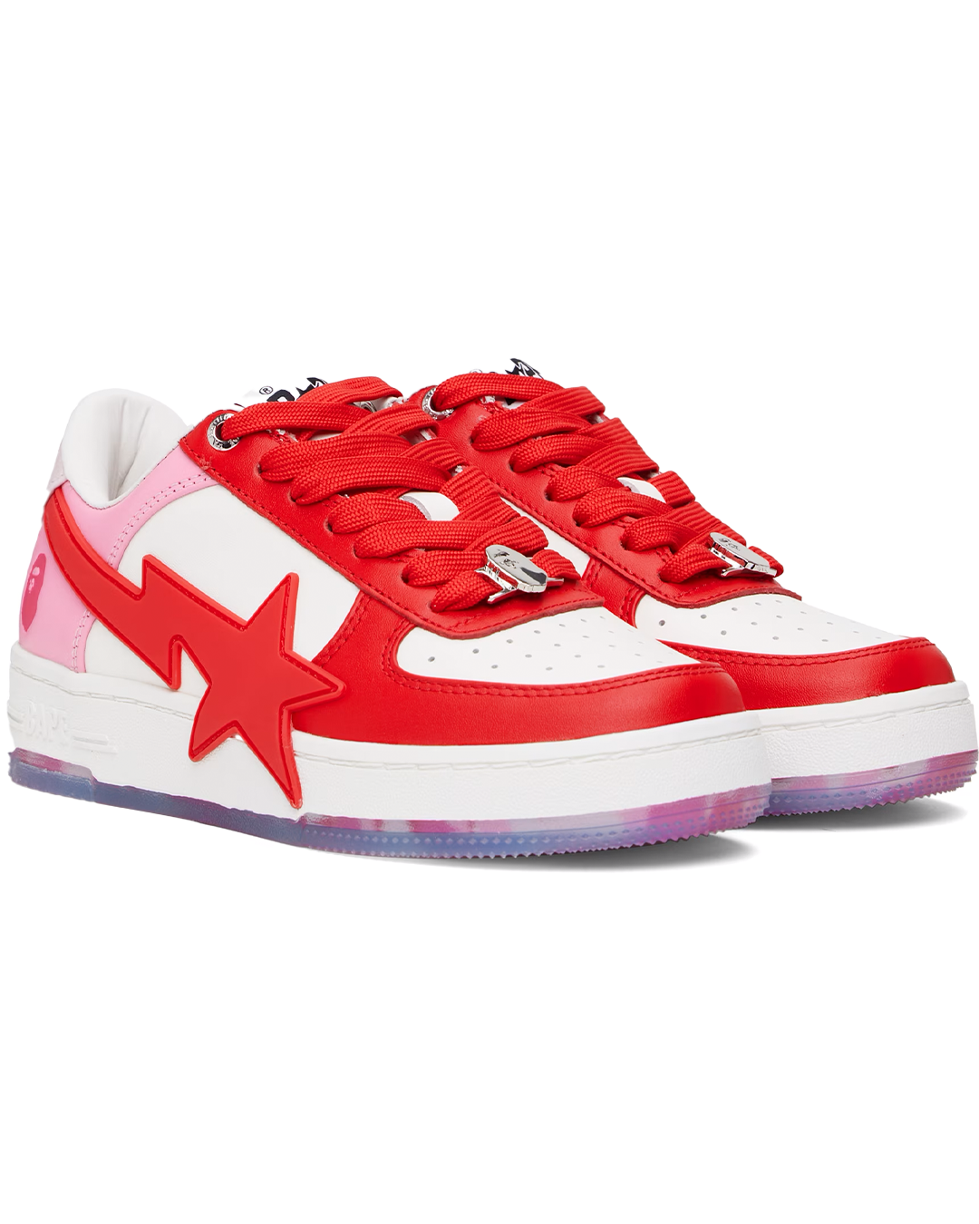 BAPE - Red & Pink BAPE STA OS SS25