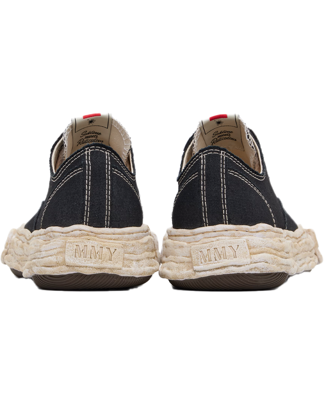 Maison MIHARA - 'Peterson23' OG Sole Garment Dyed Canvas Black