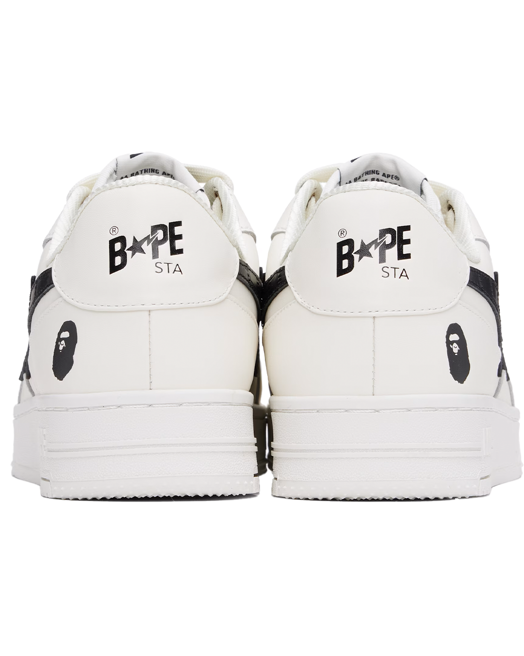 BAPE - White & Black 'BAPE' STA Icon #1