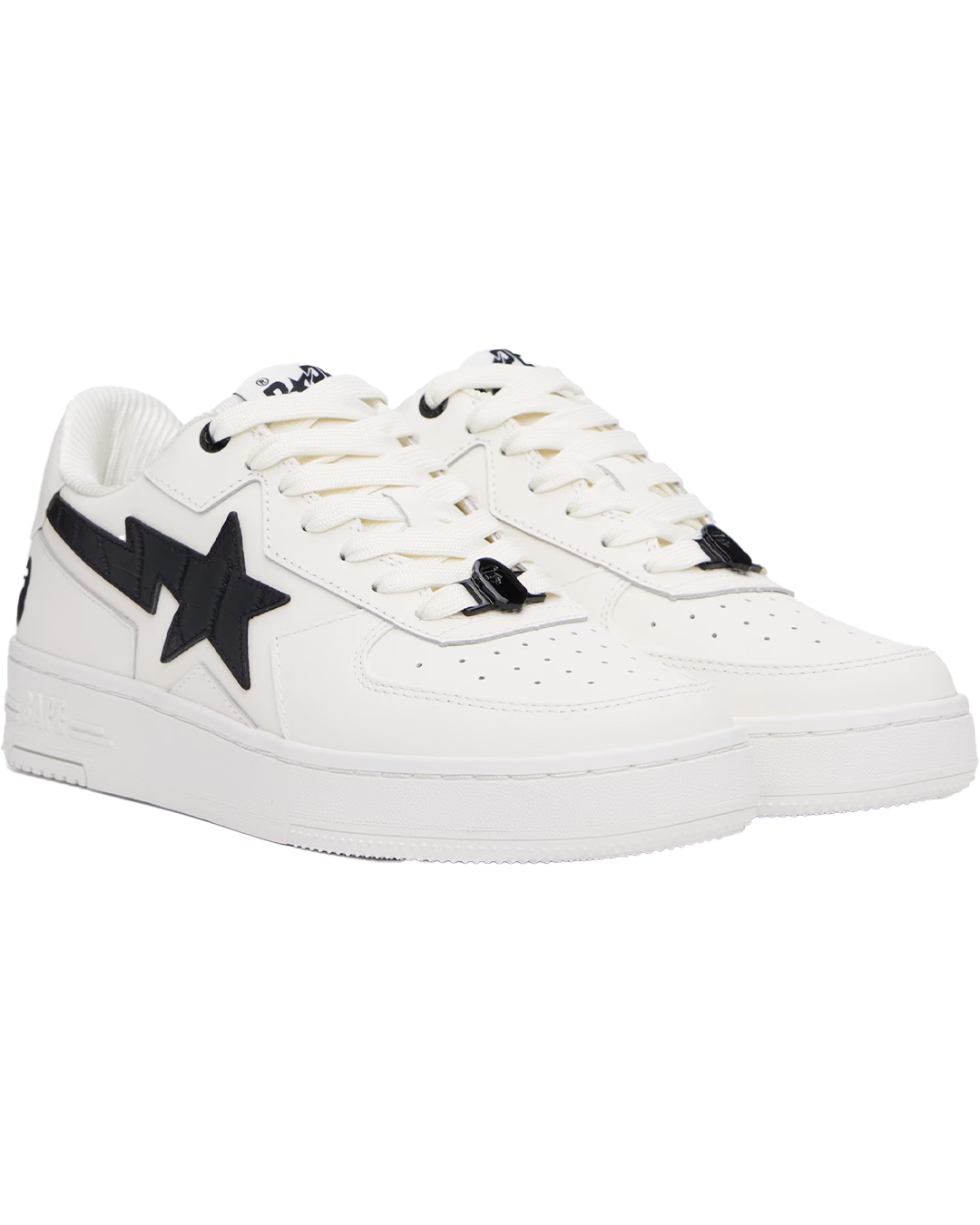 BAPE - White & Black 'BAPE' STA Icon #1