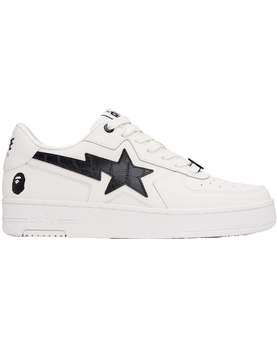 BAPE - White & Black 'BAPE' STA Icon #1