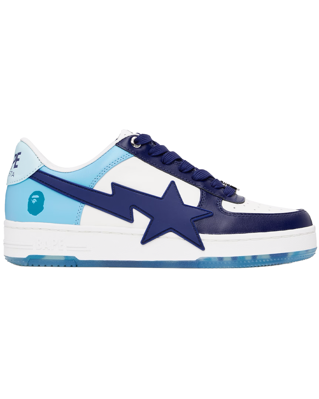 BAPE - White & Blue BAPE STA OS
