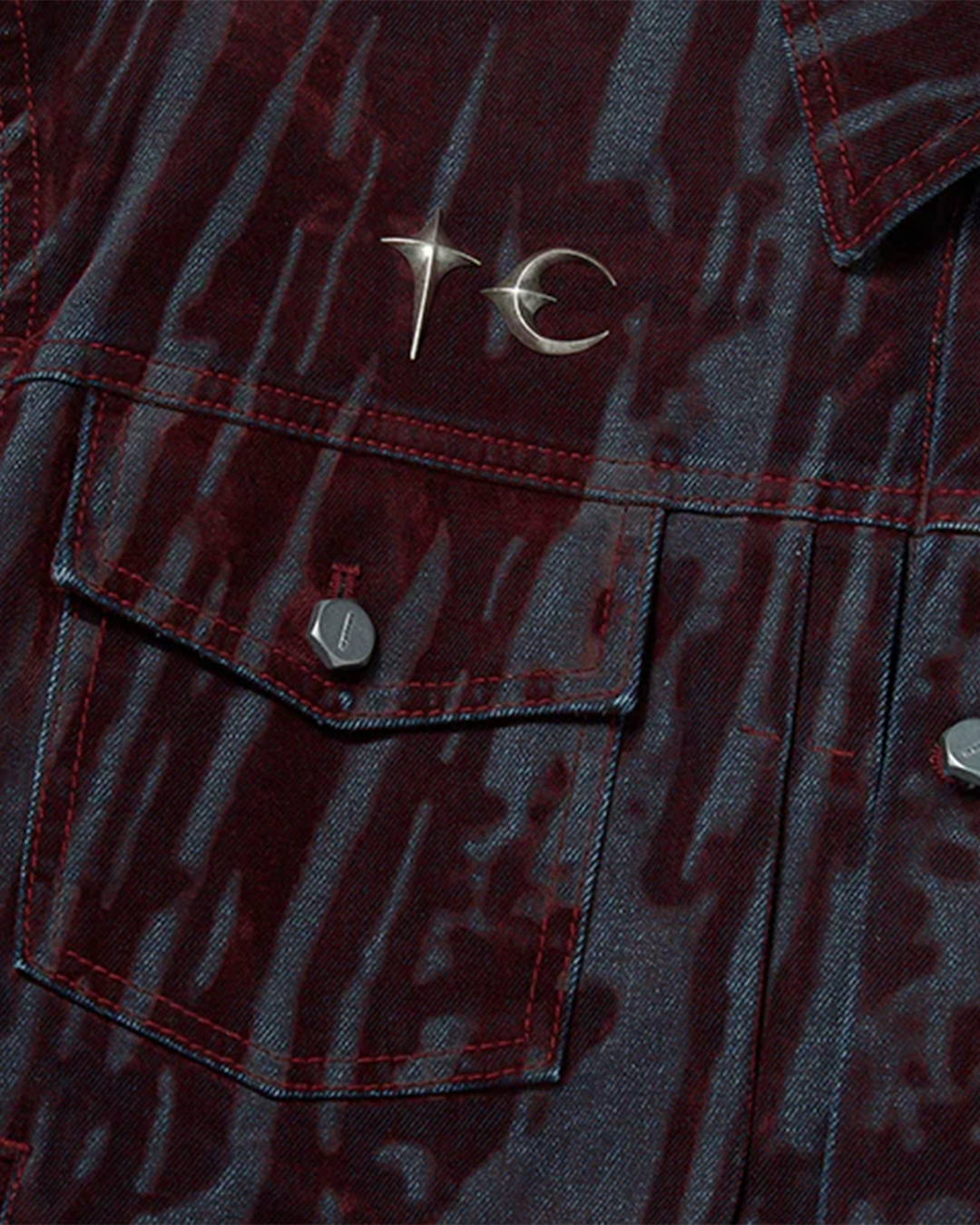 Thug Club - Blood Lazered Denim Jacket
