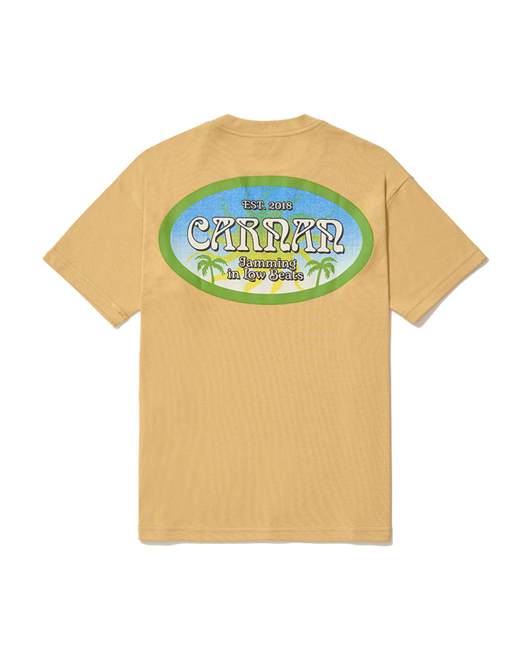 CARNAN - CAMISETA STAMP BEIGE