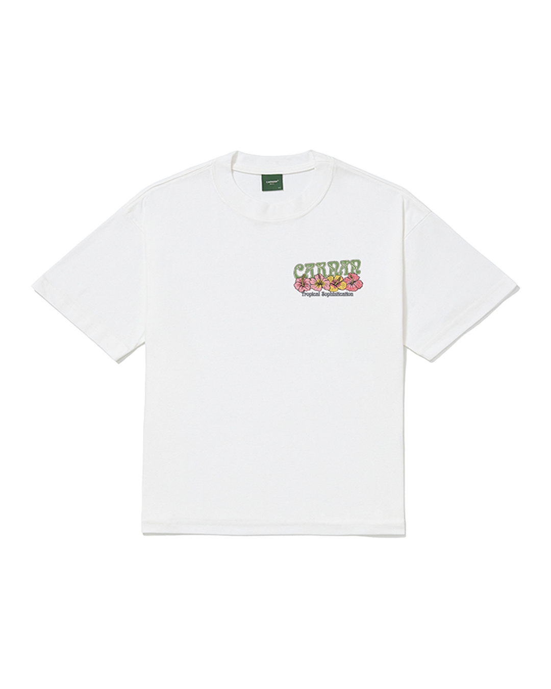 CARNAN - CAMISETA BOXY FRUIT OFF WHITE