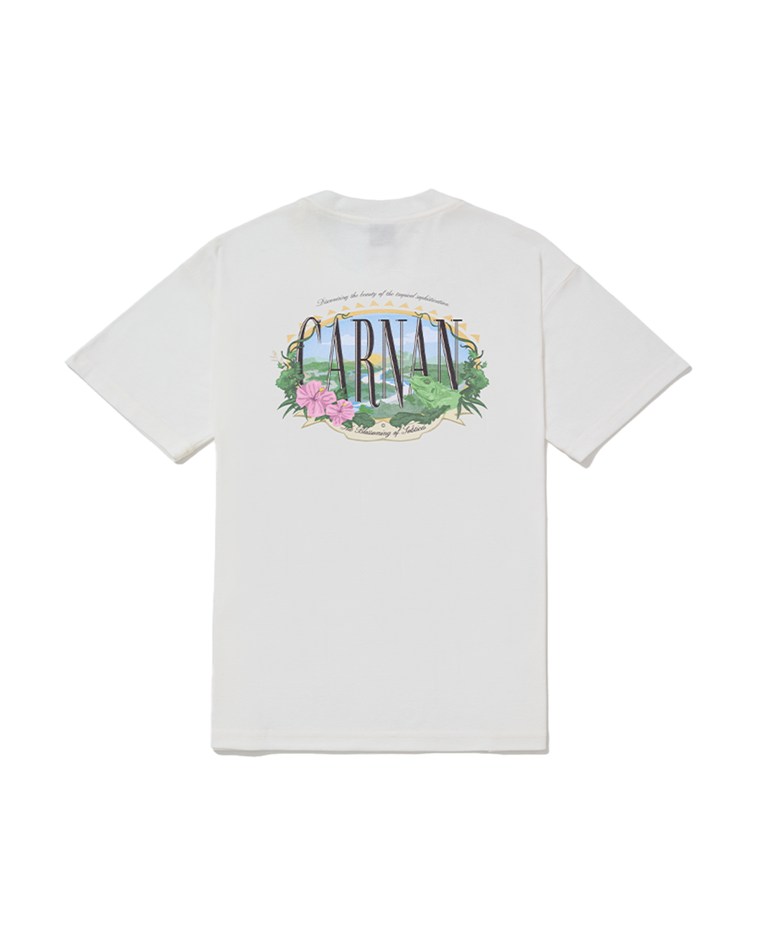 CARNAN - CAMISETA IGUANA OFF WHITE
