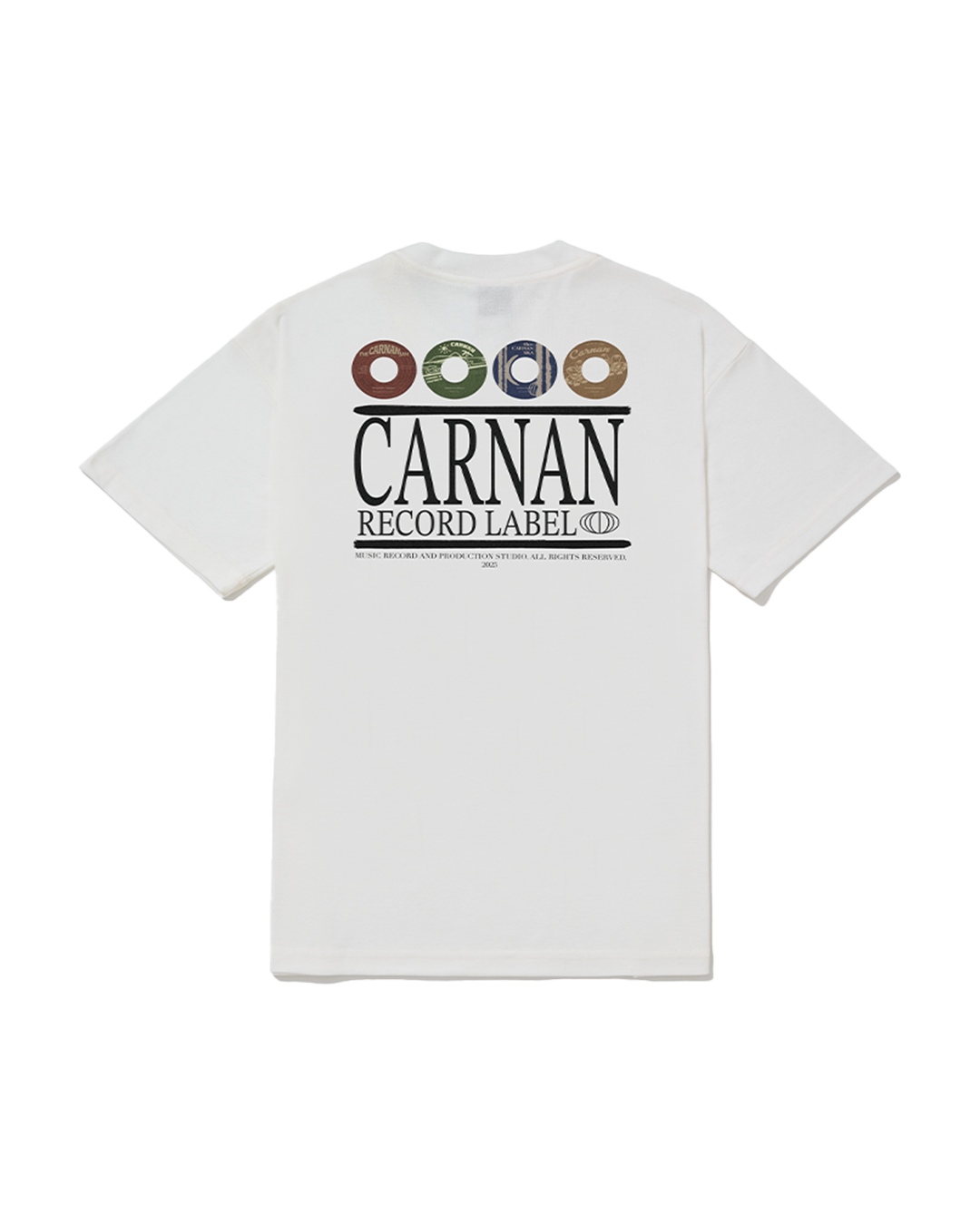CARNAN - CAMISETA RECORDS OFF WHITE