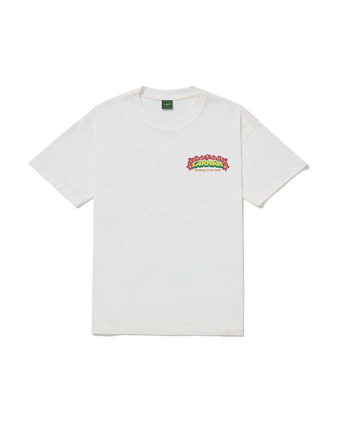 CARNAN - CAMISETA TROPICAL OFF WHITE