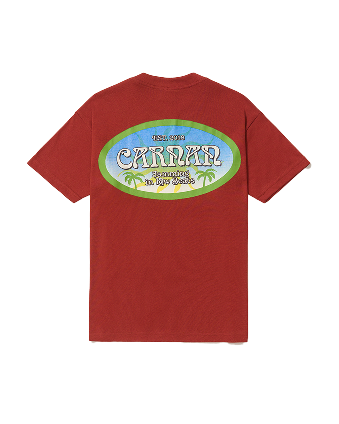 CARNAN - CAMISETA STAMP TERRACOTA