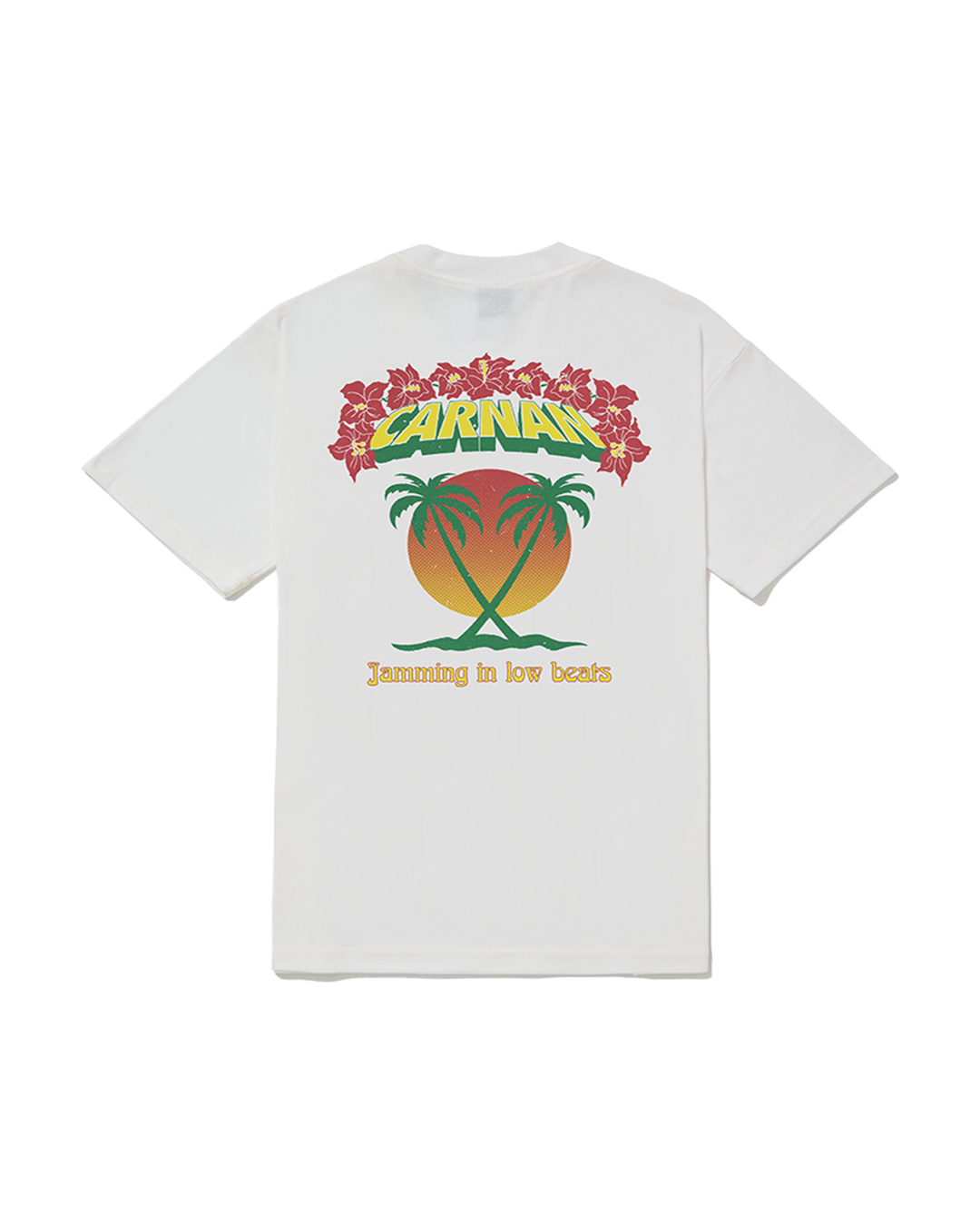 CARNAN - CAMISETA TROPICAL OFF WHITE
