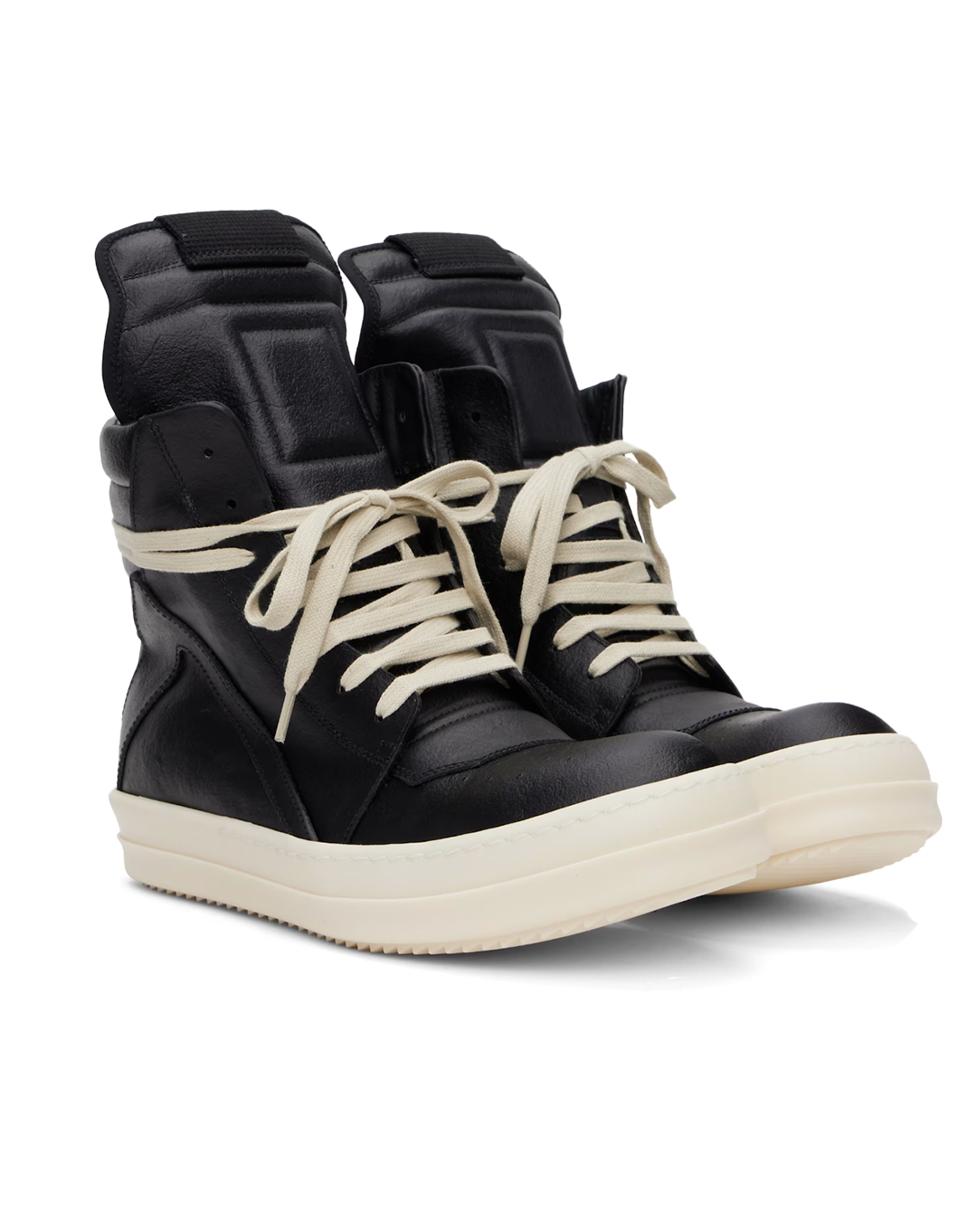 Rick Owens - Geobasket Sneakers Black Hollywood SS25