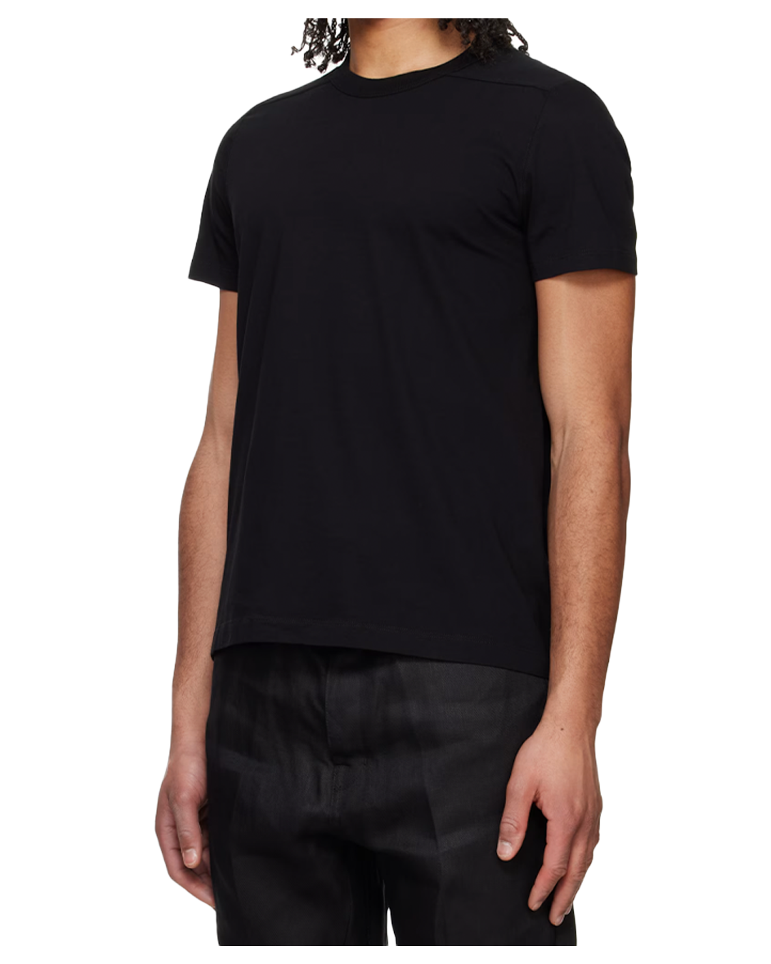 Rick Owens - Short Level T-Shirt Black Hollywood SS25