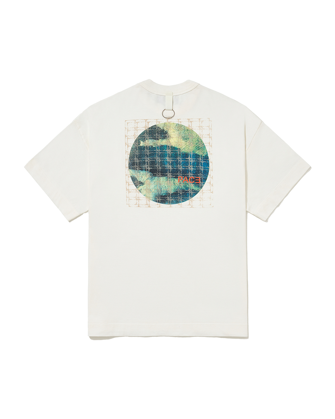 PACE - GRID MOON TEE OVERSIZED OFF WHITE