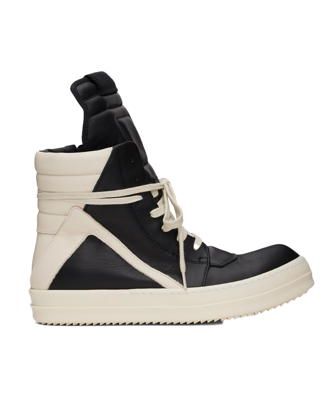 Rick Owens - Geobasket Hollywood Black & Off-White SS25