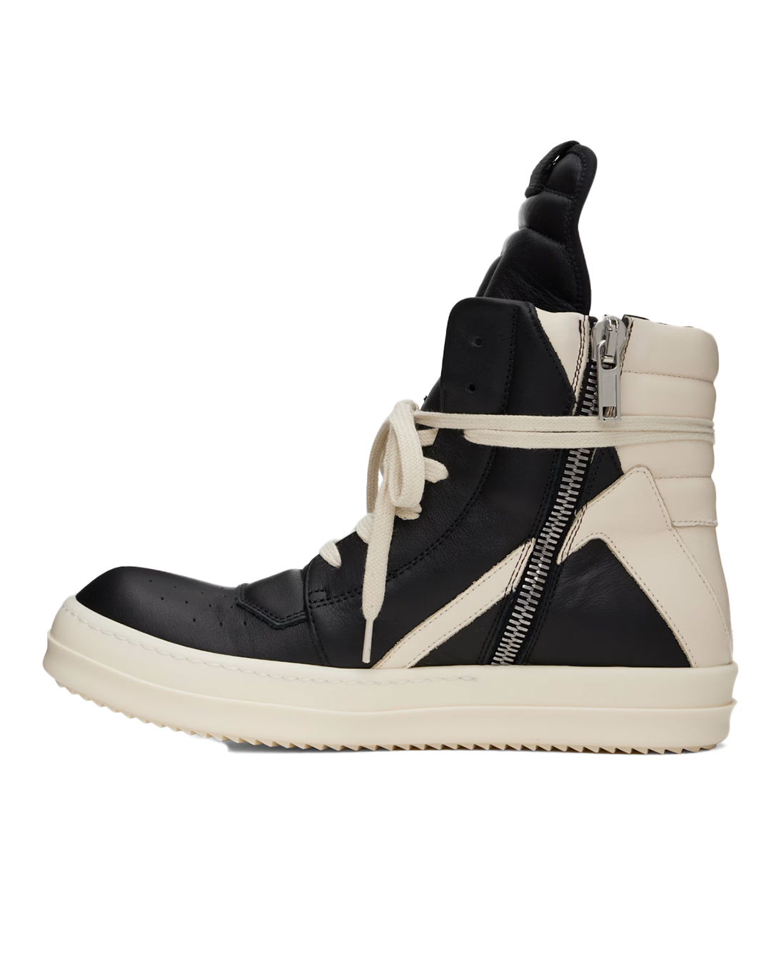 Rick Owens - Geobasket Hollywood Black & Off-White SS25