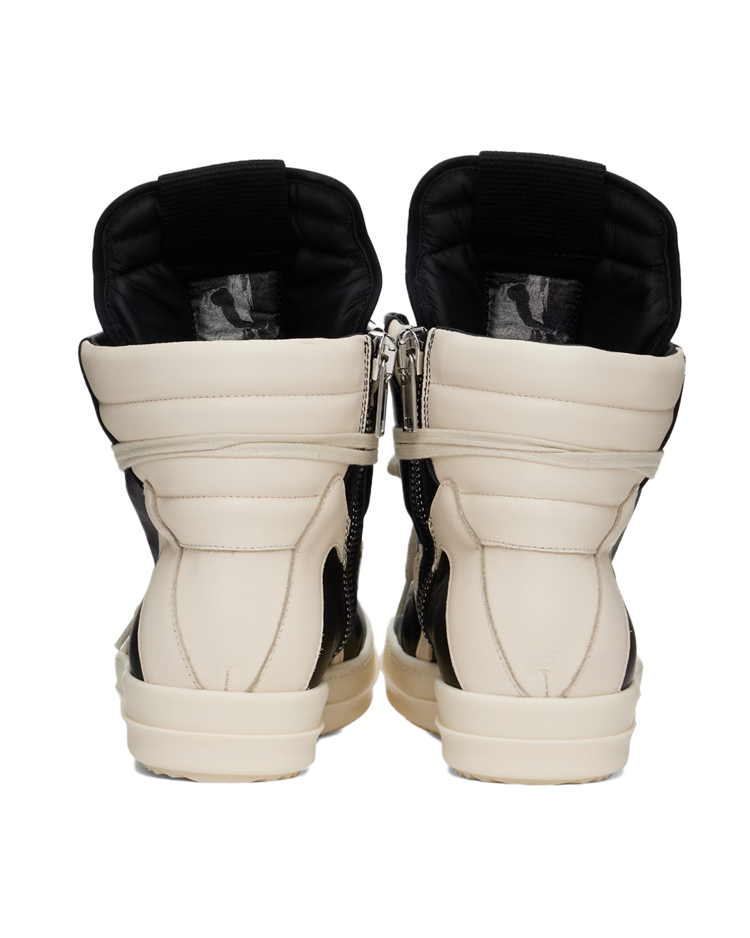 Rick Owens - Geobasket Hollywood Black & Off-White SS25