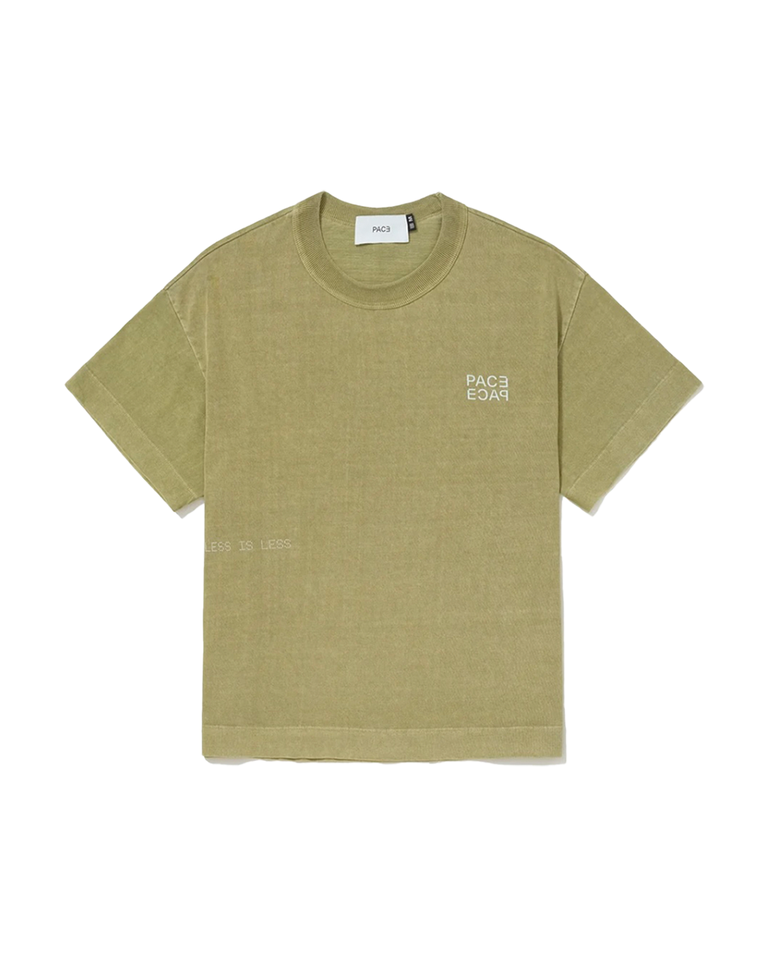 PACE - CAMISETA LESS IS LESS STONE GREEN