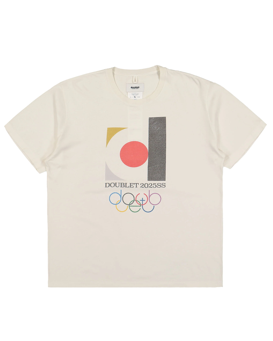doublet - DOUBLET2025SS Logo White T-shirt