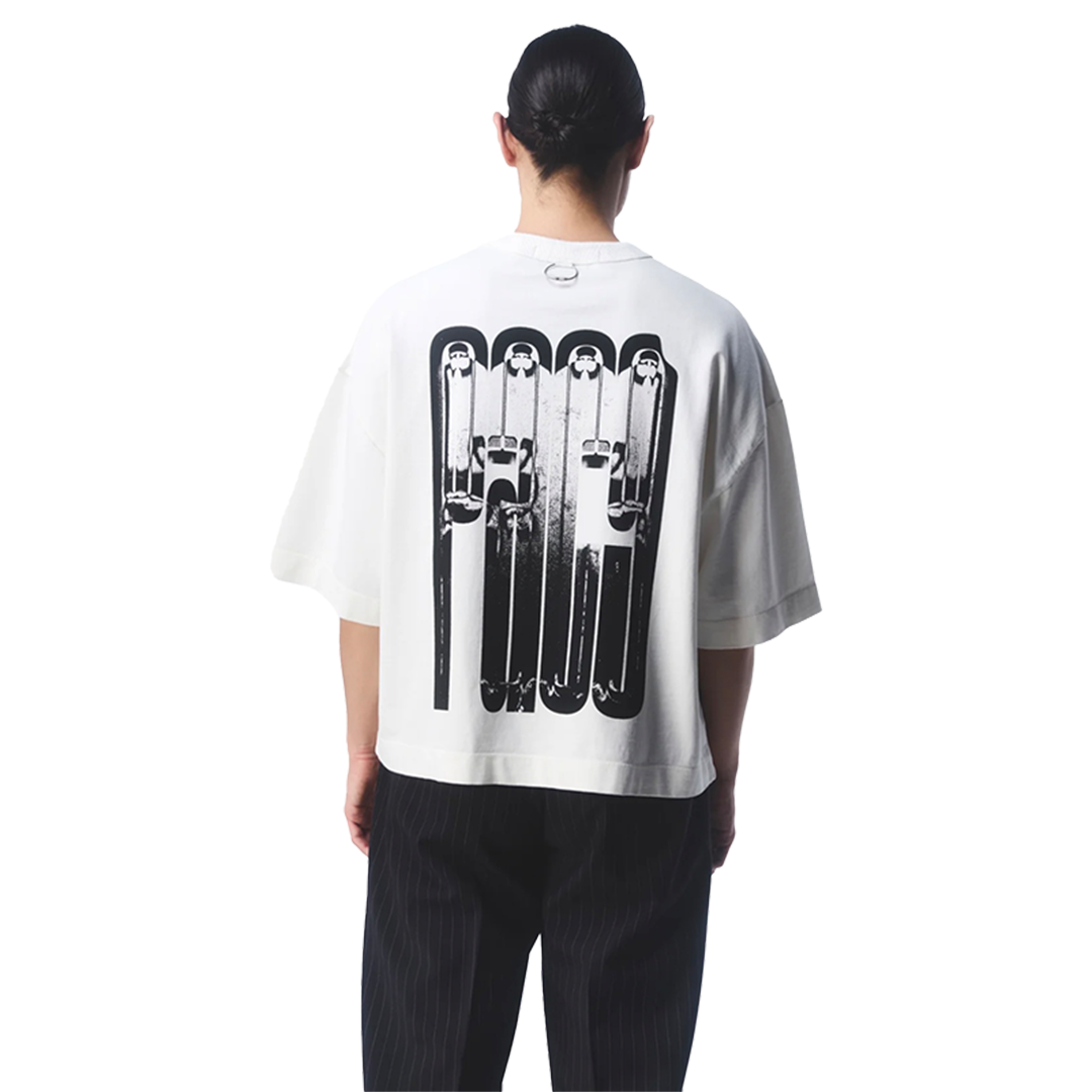 PACE - IRIDIUM OVERSIZED TEE OFF WHITE