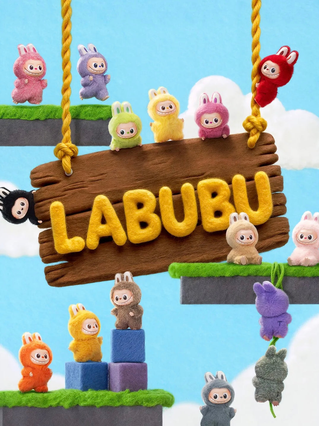 Labubu - Pin For Love A-M Mini Caixa Misteriosa