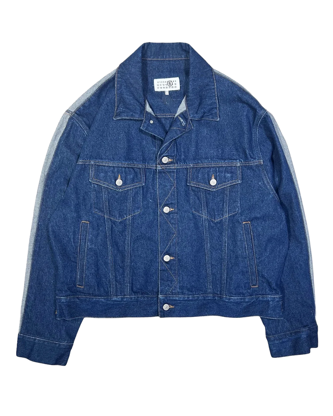 MM6 - Navy Sports Denim Jacket