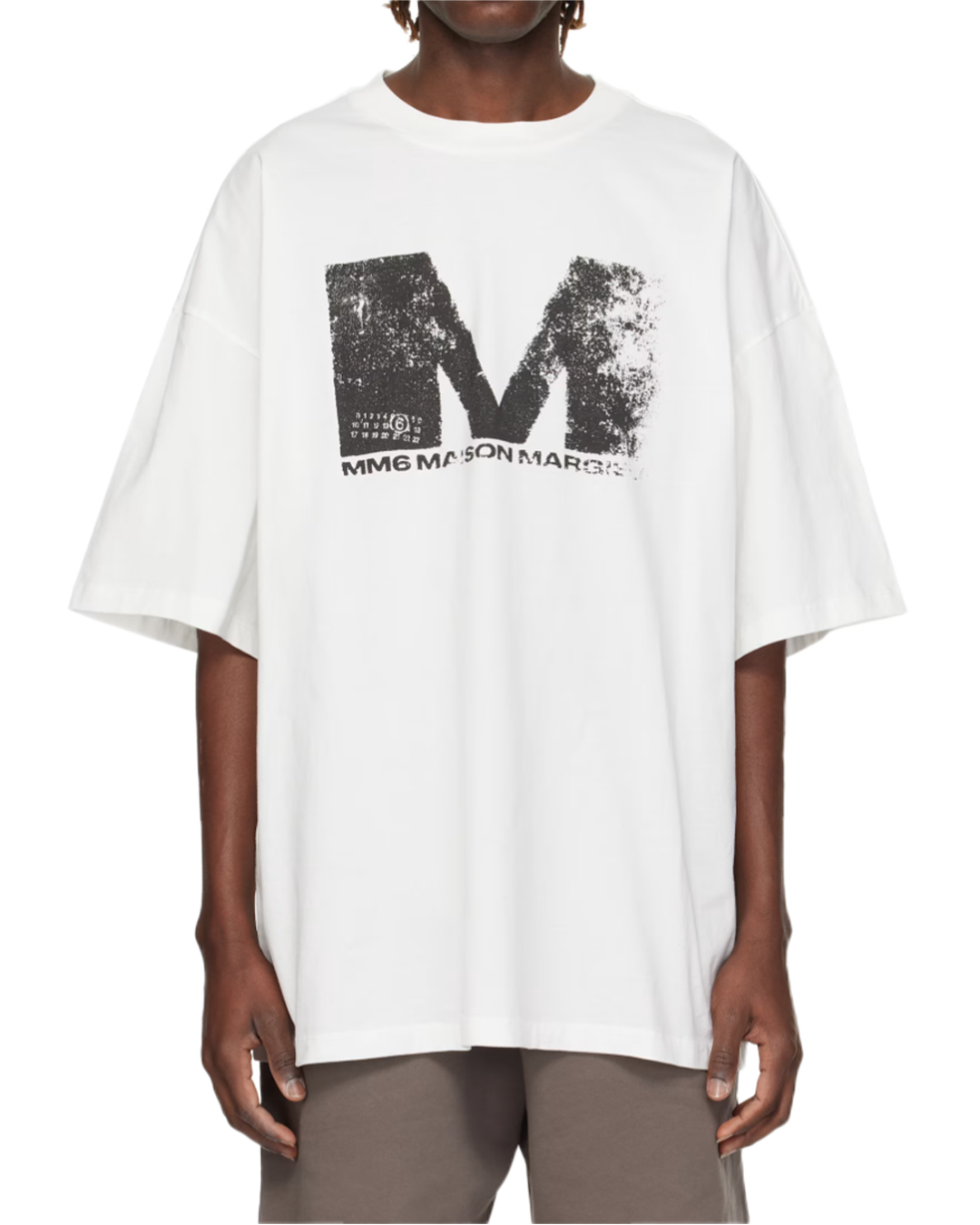 MM6 - White Graphic T-shirt