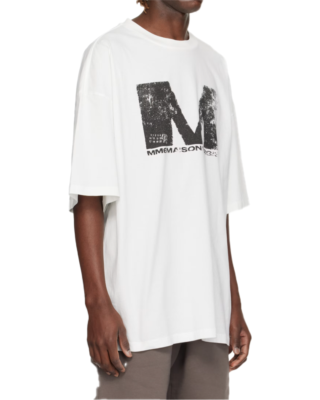 MM6 - White Graphic T-shirt
